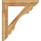 Ekena Millwork Olympic Slat Rough Sawn Bracket, Western Red Cedar, 6"W x 38"D x 42"H BKT06X38X42OLY06RWR - alternate 4